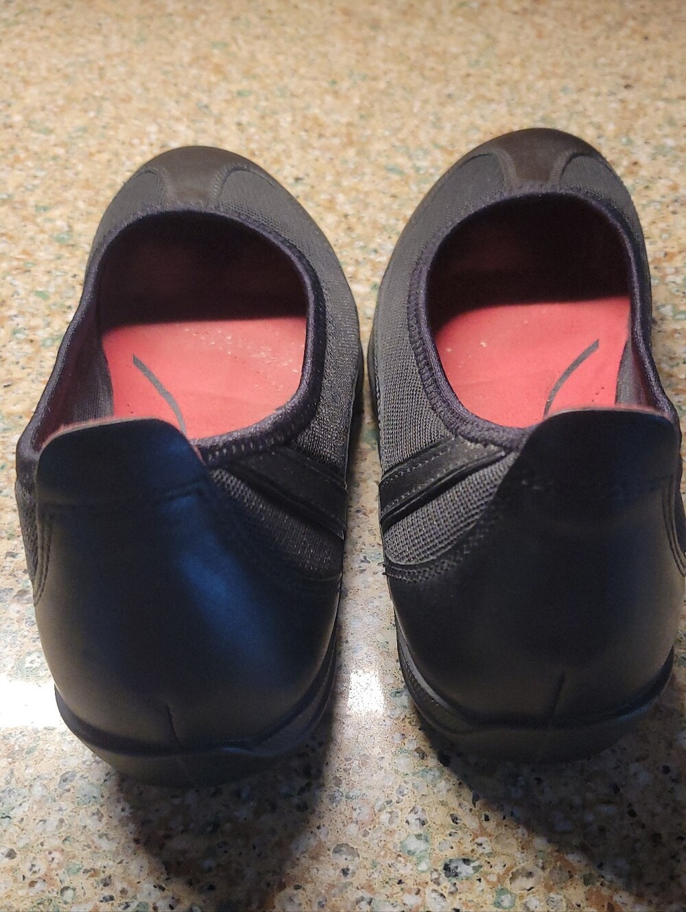 Ecco Black Slip On Euro Size 37 - Picture 2 of 8